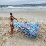 Blue QUEEN Indian Ombre Mandala Beach Throw Hippie Tapestry Bohemian Wall Hanging Blanket Tapestries Wall Decor thumbnail-4