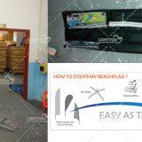 Wholesale Teardrop Flag ,Outdoor Beach Flag With Flagpole thumbnail-2