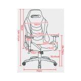 ZX-6606Z Large Size Racing Style Leather Gaming Chair Ergonomic Swivel Computer thumbnail-3