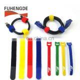 Logo Printing Custom Hook and Loop Straps Nylon Cable Ties Organizer Fastener thumbnail-6