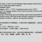 Stainless Steel Integrated Type Waterproof Cable Gland thumbnail-3