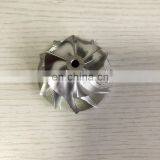 GT15-25 43,20/60,00 мм 6+6 лезвий высокопроизводительный брус / фрезеровка / алюминиевый 2618 колесо компрессора турбонаддува thumbnail-1