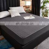 Microfiber 100% Polyester Waterproof Mattress Protector Multi Solid Color Quilted Style thumbnail-3
