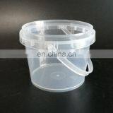 Customized Color 500ml Food Grade Round Plastic Bucket With Lid and Handle for Salad thumbnail-4