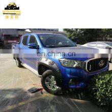 offroad accessories 4x4 High Quality ABS Matte Black Pocket Style Fender Flares For  LDV T60 2018