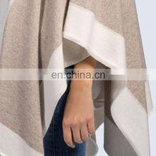 Winter Knitting Pattern 100% Cashmere Pashmina Shawls Poncho thumbnail-3