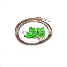 12 Color Single Mode Fiber Optic White G652d E2000 APC Pigtail Tight Tube0.9mm Fiber Optic Bundle Pigtail thumbnail-3