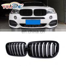 F15 F16 Replacement ABS Car Front Bumper Mesh Grille for BMW X Series X5 X6 2015+ thumbnail-1