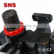 SNS Pneumatic AFC/BFC Series F.R.L Combination Air Source Treatment Unit Filter Regulator Lubricator thumbnail-5