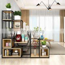 Customized Modern Minimalist Living Room Floor Racks Creative Empty Partition Storage Rack Ladder Wrought Iron Display Racks thumbnail-2