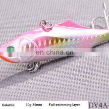 Fish Hunter DV4A VIB Fishing Minnow Lure 75MM 30G Slowsinking Deep Fishing Lures Sea Fishing Baits thumbnail-4
