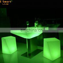 Portable Bar Furniture Lighting Modern Living Room Sofa Bar Furniture Sets Lounge Chair Cocktail Table for Party Events Led Cube thumbnail-2