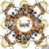 Digital Printing Cotton Silk Polyester Fabric thumbnail-4