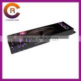 New Design Black With Ribbon Custom Cheap Paper Elegant Hair Extension Box thumbnail-1