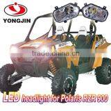 Offroad Vehical Accessories 12v 24v 25w Led Headlight for Polaris RZR 900