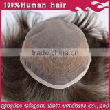 Hot Tot selling natural hair line remy human hair piece invisible knot toupee