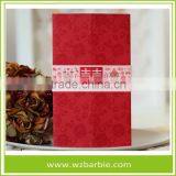 Latest Designs Folding Wedding Invitation Card With Laser Cut