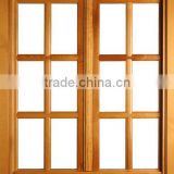 Customized Wooden Grain Aluminium Windows and Doors