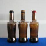 250ml amber glass bottle with cap