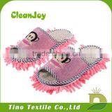 Household Cleaning Use Clean Felt Shoes Chenille Floor Cleaning Slippers With Supplier thumbnail-2