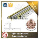 Bathroom Quarter Round Aluminum Tile Outside Corner Trim for Tile Edge thumbnail-3