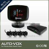 VFD Display Rearview Parking Sensor System With Voice Alert With 4 Sensors