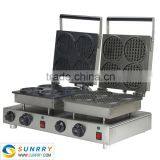 Electric mini waffle cake machine maker with stainless steel (SUNRRY SY-WM55D)                        
                                                Quality Choice
