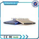 Hot New Products for 2016 Gift Portable Power Bank Ultra Thin Metal Power Bank for Mobile Phone