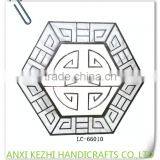 LC-65004 Metal Framed Shape and Wall Usage Decorative Mirror thumbnail-5