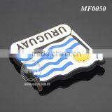 Uruguay Punta Del Este Souvenirs Flag Shaped Rubber Magnet Soft PVC Custom Fridge Magnets thumbnail-4