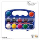 12 Colors Student Semi Dry Watercolor Paint Set