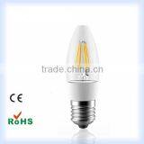 2.5W LED Candle Bulb E14/E26/E27 Glass Cover 100-240V CE/ROHS/UL Epistar Chip thumbnail-1