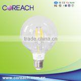 A60 Led Filament Bulb Light E27, LED Filament Globe Lamp G80 G95 G125 4W 6W 8W Led Filament Light Coreach