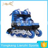 top quality PP shell shining adjustable inline skates XMBT-8816