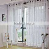 White Voile With Embroidery Curtain thumbnail-1