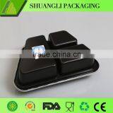Black to go Container Environmental Plastic Food Container thumbnail-3