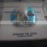 2016 New Design Custom White Acrylic Display Box With Mask Display Stand thumbnail-5