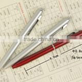 Factory supply slim metal twist ballpoint pen metal ball pen