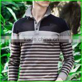 Cassic Style Fashion Designer Stripe Polo T-shirts or Men Stripe T-shirt and Long Sleeve Polo With High Quality Made in China thumbnail-3