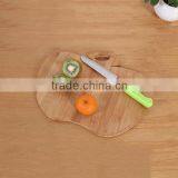 100% Natural Bamboo Apple Shape Cutting Board Fruit Vagetable Chopping Block Wirh Holder thumbnail-1