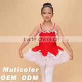 girls ballet tutu with lace,children camisole ballet dancewear,kids red dance tutu                        
                                                Quality Choice