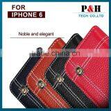 Genuine Leather Wallet Case For Apple IPhone 6 / Plus, Flip Leather Case For IPhone6 thumbnail-2
