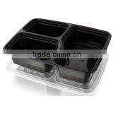 WHOLE Sale Microwavable Disposable Plastic 3 Compartment Bento Box