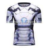 Men Avengers Super Hero Iron Man Captain America Clothes Short Sleeve 3D Printing t Shirt thumbnail-2