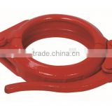 Construction building pipe fittings carbon steel snap coupling Casting Iron Square bolt concrete pipe clamp for pm