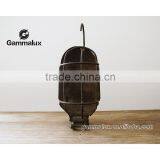 Antique Cage Light Frame, Industrial Salvage thumbnail-4