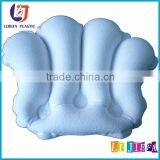 Hot Promotion Inflatable Folding Travel Back Bath Pillow With Hole