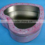Heart-shaped Tin Box With PET Window