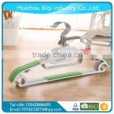 2016 hot and high-quality best selling slip plastic hanger with tie