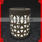 Decorative Snowflake Ceramic Candle Holder